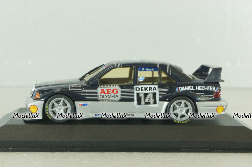 Mercedes 190E 2.5-16 Evolution II (W201) DTM 1990 "Snobeck, AEG" Nr.14, Asch, Minichamps 1:43