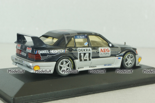 Mercedes 190E 2.5-16 Evolution II (W201) DTM 1990 "Snobeck, AEG" Nr.14, Asch, Minichamps 1:43