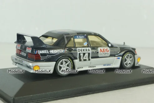 Mercedes 190E 2.5-16 Evolution II (W201) DTM 1990 "Snobeck, AEG" Nr.14, Asch, Minichamps 1:43