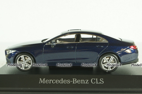 Mercedes CLS (C257), metallic-dark blue, B66960543, Norev 1:43