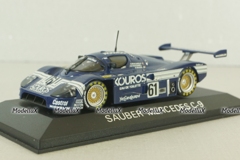 Sauber Mercedes C-9 #61 24h Le Mans 1987, blue, JP19, Models Max 1:43