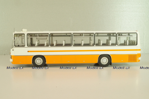 Икарус-255.70 белый/рыжий, DEM014OR, Demprice 1:43 (Конверсия)