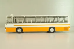 Икарус-255.70 белый/рыжий, DEM014OR, Demprice 1:43 (Конверсия)