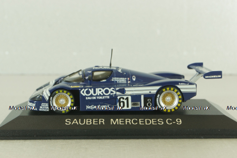 Sauber Mercedes C-9 #61 24h Le Mans 1987, blue, JP19, Models Max 1:43