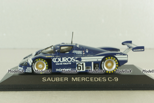 Sauber Mercedes C-9 #61 24h Le Mans 1987, blue, JP19, Models Max 1:43