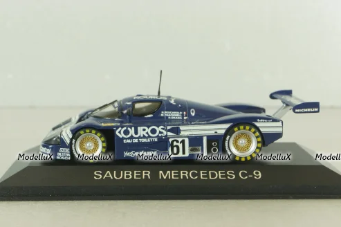 Sauber Mercedes C-9 #61 24h Le Mans 1987, blue, JP19, Models Max 1:43