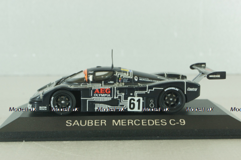 Sauber Mercedes C-9 #61 24h Le Mans 1988 M.BALDI/J.MASS/J.WEAVER, black, 1005, Models Max 1:43