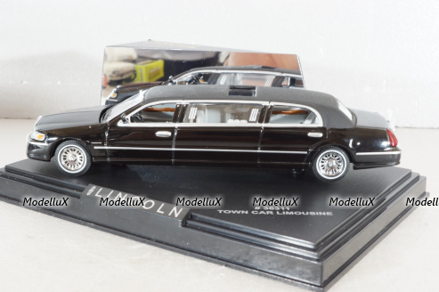 Lincoln Town Car Limousine 2000, black, 36311, Sun Star 1:43