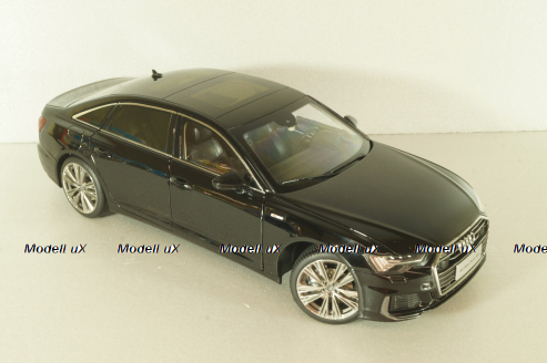 Audi A6L (C8) 2019, black, Paudi 1:18 