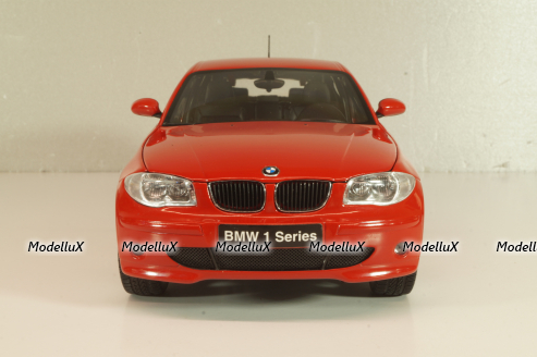BMW 120i (E87) 2004, red, 08721R, Kyosho 1:18