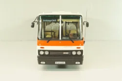 Икарус-250.70 Интурист, белый с красными пролосами, 04023, Demprice 1:43