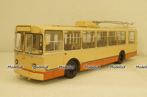 Зиу-9 (682Б) троллейбус 1972, бежевій, SSM4001, SSM 1:43