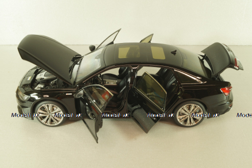 Audi A6L (C8) 2019, black, Paudi 1:18 