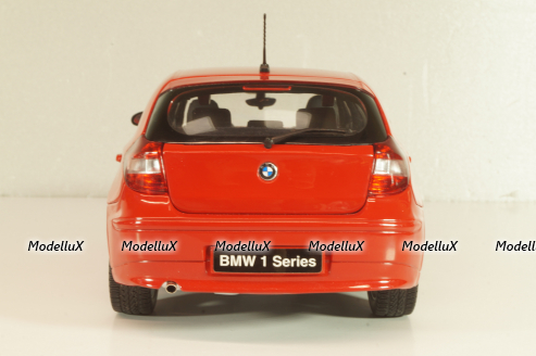 BMW 120i (E87) 2004, red, 08721R, Kyosho 1:18
