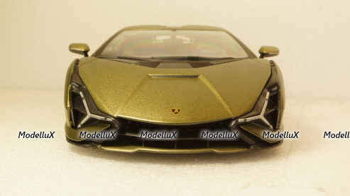Lamborghini Sian FKP 37 matt olivee, 11046, Burago 1:18