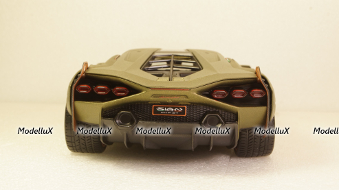 Lamborghini Sian FKP 37 matt olivee, 11046, Burago 1:18