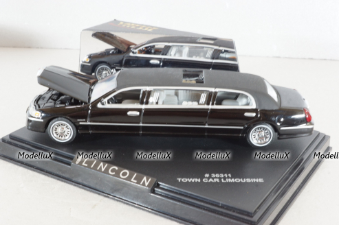 Lincoln Town Car Limousine 2000, black, 36311, Sun Star 1:43
