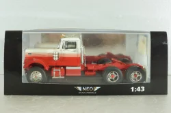 White Road Boss tractor 1977, red/whait, 44775, NEO 1:43