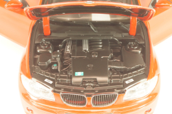 BMW 120i (E87) 2004, red, 08721R, Kyosho 1:18