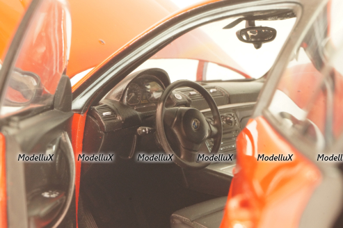 BMW 120i (E87) 2004, red, 08721R, Kyosho 1:18