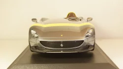 Ferrari Monza SP1 2019 metallic gray/decor, 16013GR, Burago 1:18