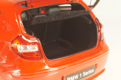 BMW 120i (E87) 2004, red, 08721R, Kyosho 1:18