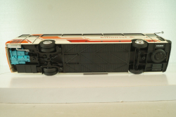 Икарус-250.70 Интурист, белый с красными пролосами, 04023, Demprice 1:43