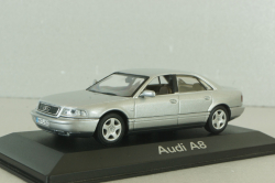 Audi A8 (D2) 1998, silver, 20000000615, Minichamps 1:43