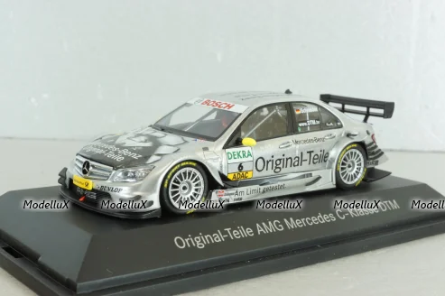 Mercedes C63 AMG, DTM #6  Original-Teile, silver, B66962290, Minichamps 1:43 Уценка!