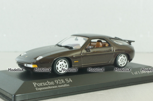 Porsche 928 S4 1991 brown metallic, 400062420, Minichamps 1:43