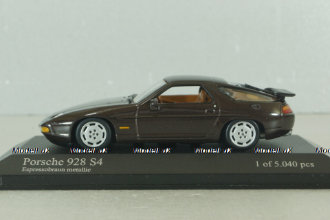 Porsche 928 S4 1991 brown metallic, 400062420, Minichamps 1:43