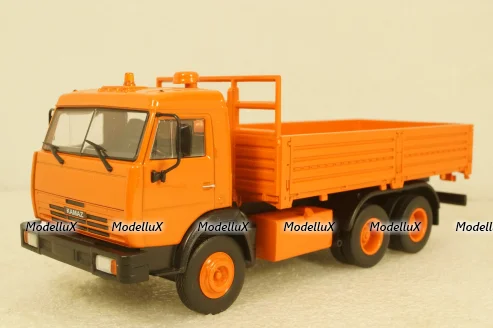 Камаз-53205 бортовой, оранжевый, Modellux 1:43