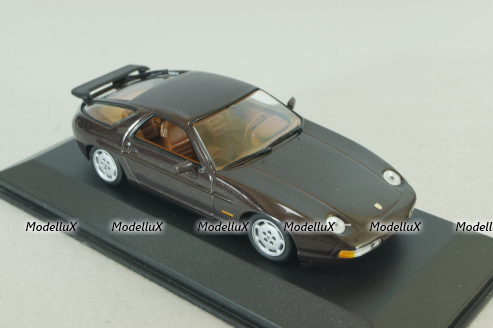 Porsche 928 S4 1991 brown metallic, 400062420, Minichamps 1:43