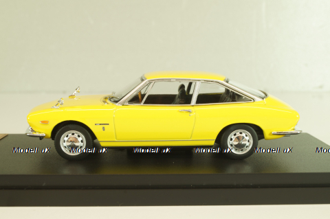 Isuzu 117 Coupe PA90 1968 yellow, Japan Collection, Hachette 1:43