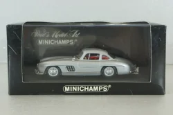 Mercedes 300 SL "Gullwing" 1955, silver, 400039000,  Minichamps 1:43