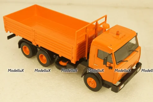Камаз-53205 бортовой, оранжевый, Modellux 1:43