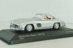 Mercedes 300 SL "Gullwing" 1955, silver, 400039000,  Minichamps 1:43
