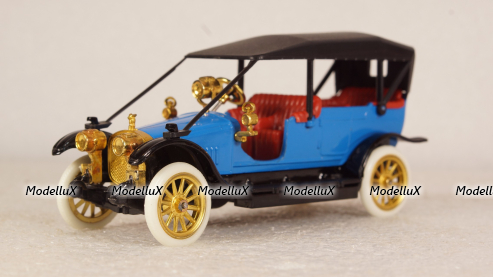 Руссо-Балт С24-40 А22 с поворотным мостом, синий, Тантал/Радон 1:43