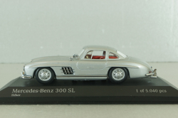 Mercedes 300 SL "Gullwing" 1955, silver, 400039000,  Minichamps 1:43