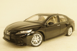 Toyota Camry 2018 8-generation, black, Paudi 1:18