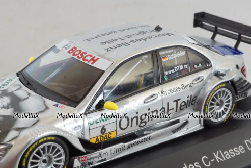 Mercedes C63 AMG, DTM #6  Original-Teile, silver, B66962290, Minichamps 1:43 Уценка!