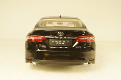 Toyota Camry 2018 8-generation, black, Paudi 1:18