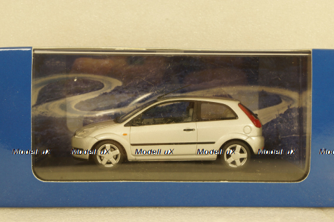 Ford Fiesta 2-door, silver, 2002, Minichamps 1:43
