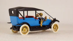 Руссо-Балт С24-40 А22 с поворотным мостом, синий, Тантал/Радон 1:43