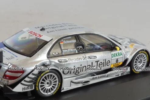 Mercedes C63 AMG, DTM #6  Original-Teile, silver, B66962290, Minichamps 1:43 Уценка!