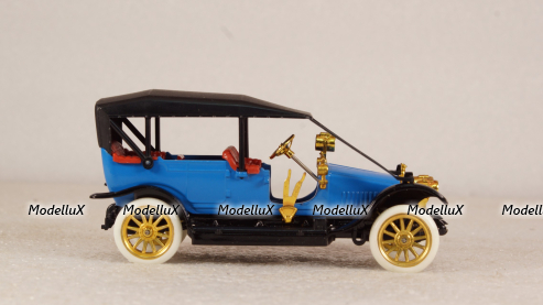 Руссо-Балт С24-40 А22 с поворотным мостом, синий, Тантал/Радон 1:43