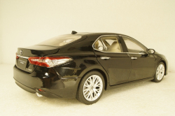 Toyota Camry 2018 8-generation, black, Paudi 1:18