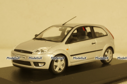 Ford Fiesta 2-door, silver, 2002, Minichamps 1:43