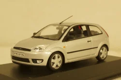 Ford Fiesta 2-door, silver, 2002, Minichamps 1:43