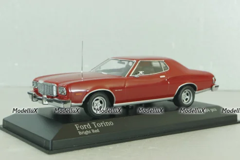 Ford Torino 1976, red, 400085200, Minichamps 1:43